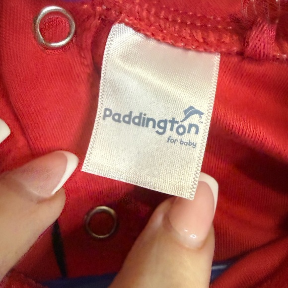 Paddington Baby Outfit 18–24M Corduroy Overalls Dungaree 2-Piece Set NWT - Picture 3 of 6